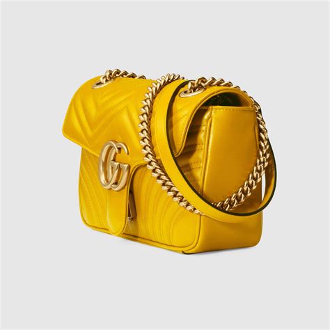 yellow gucci handbag